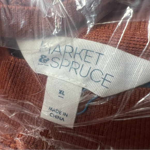 NWT Stitch Fix Market & Spruce Tawnee Cotton Blend Waffle Stitch Sweater Size XL - Picture 12 of 12